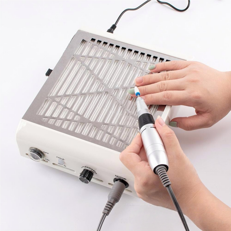 Cross-border special Japanese fan 2-in-1 nail hoover remover nail duster electric nail grinder nail machine