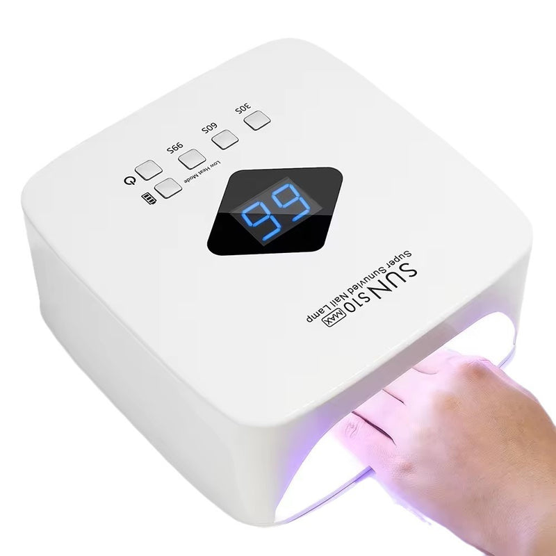 SUN-S10 nail lamp baking light therapy machine anti-black hand high-power quick-drying nail polish 180W