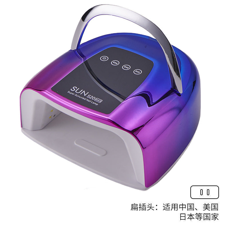 UV nail lamp 200W high-power quick-drying nail baking gel phototherapy lamp three-speed timer nail machine