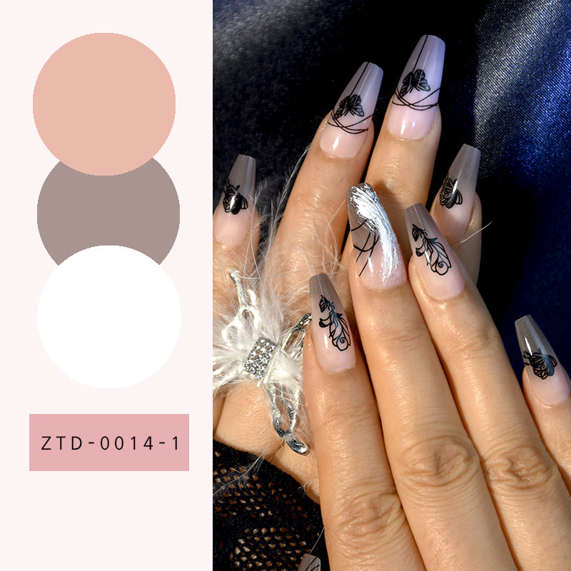 Wearing fake nails ZTD-00014-1