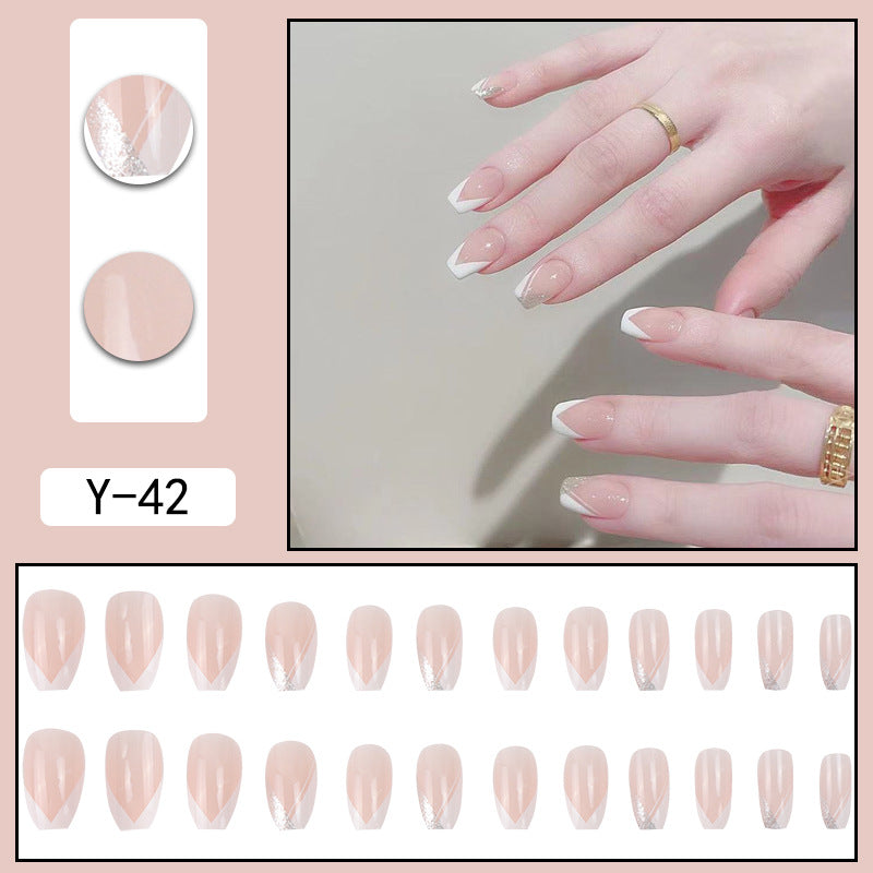 ｛YDK｝Wholesale Acrylic press on nails False nail designer press on boxes artificial fingernails Short Nail Art