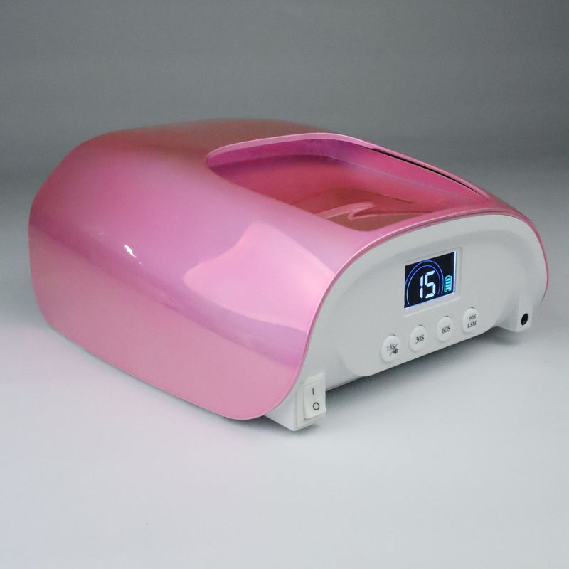 Cross-border explosion models nail salon dedicated 126W high-power nail light therapy lamp speed dry not black hand electric storage baked nail polish