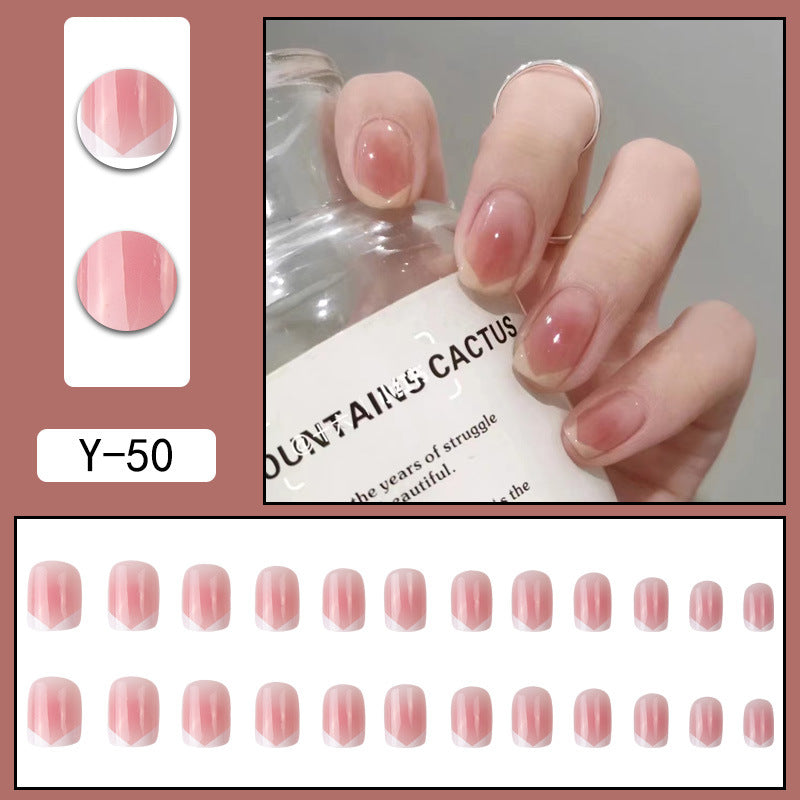 ｛YDK｝Wholesale Acrylic press on nails False nail designer press on boxes artificial fingernails Short Nail Art