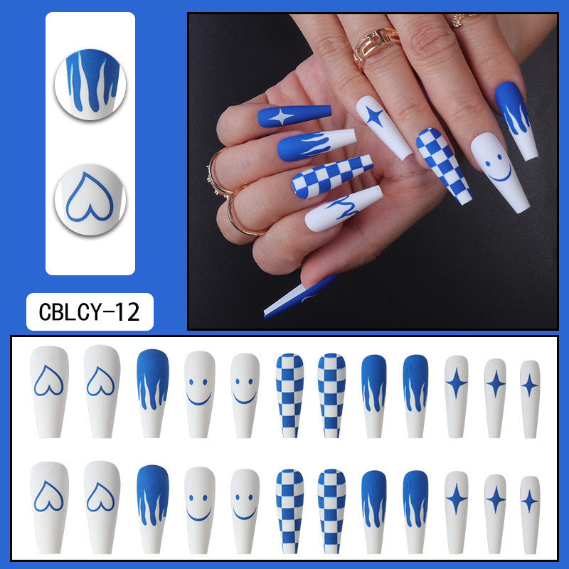 ｛COB-1｝Explosive wear nails removable false nail patches ins ballet nail pieces finished press on nails