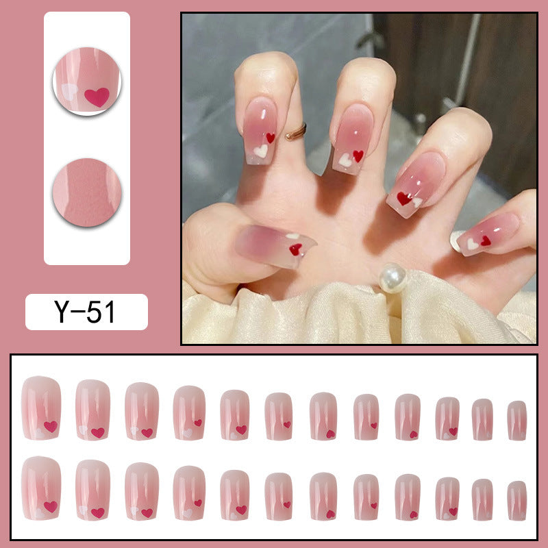 ｛YDK｝Wholesale Acrylic press on nails False nail designer press on boxes artificial fingernails Short Nail Art