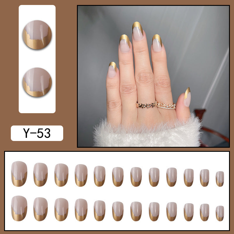 ｛YDK｝Wholesale Acrylic press on nails False nail designer press on boxes artificial fingernails Short Nail Art