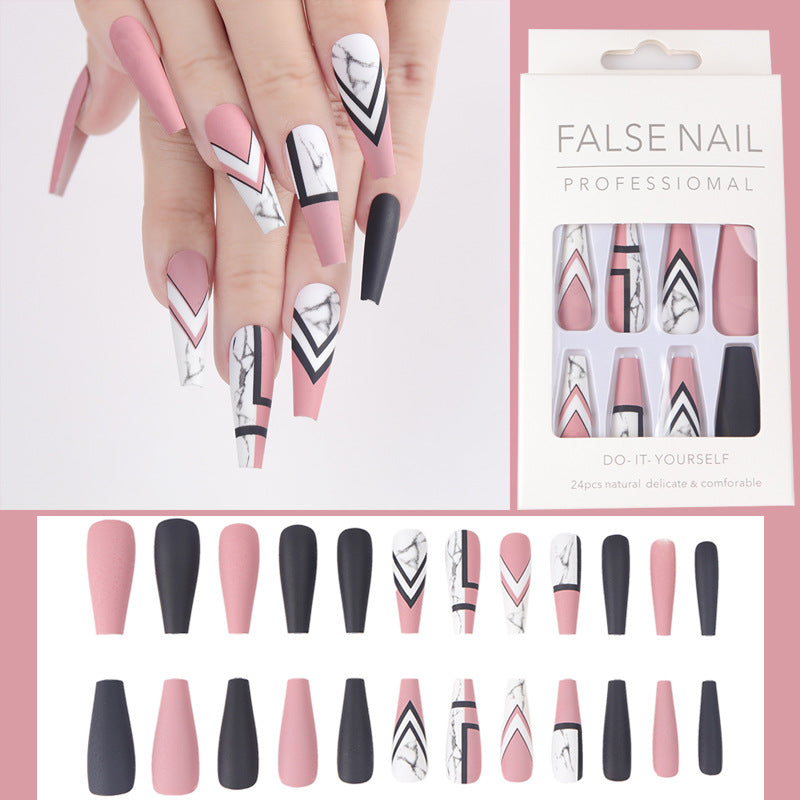 ｛COB-1｝Explosive wear nails removable false nail patches ins ballet nail pieces finished press on nails