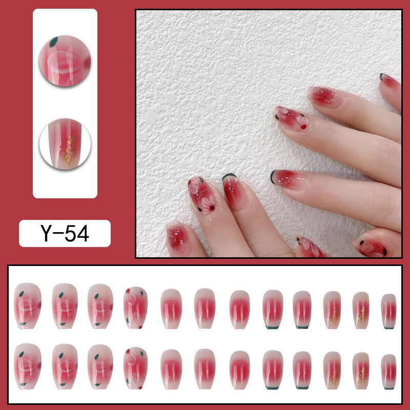 ｛YDK｝Wholesale Acrylic press on nails False nail designer press on boxes artificial fingernails Short Nail Art