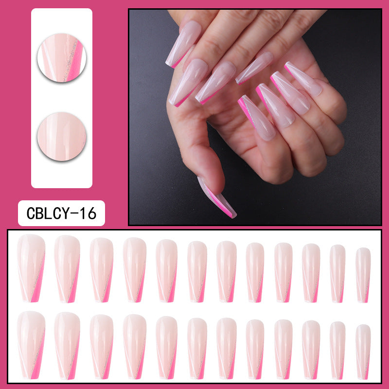 ｛COB-1｝Explosive wear nails removable false nail patches ins ballet nail pieces finished press on nails