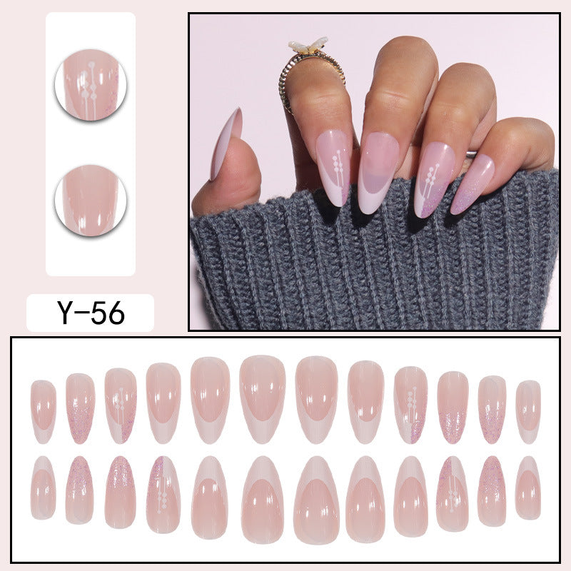 ｛YDK｝Wholesale Acrylic press on nails False nail designer press on boxes artificial fingernails Short Nail Art