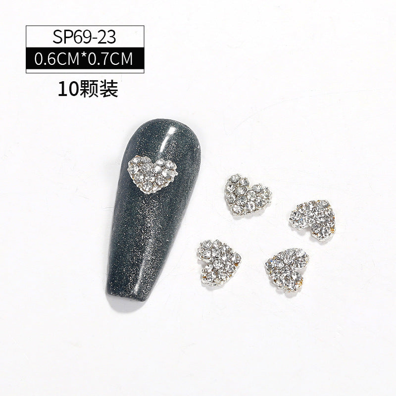 Cross-border hot explosive models Ketty cat nail accessories love wings crown most stock swan nail accessories accessories accessories