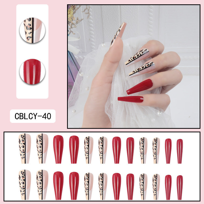 ｛COB-2｝Explosive wear nails removable false nail patches ins ballet nail pieces finished press on nails