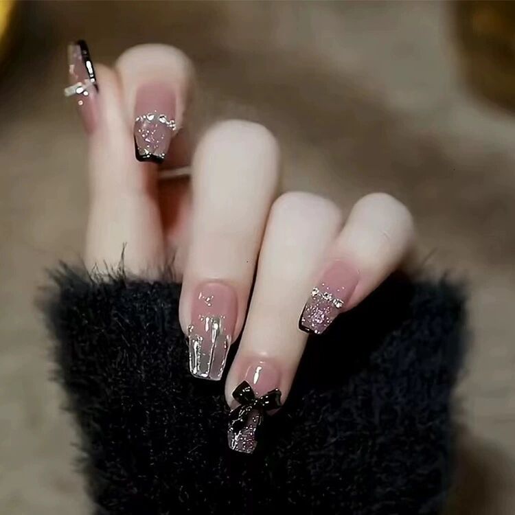 ｛GLM2｝Wearing high-quality nail patches, handcrafted cat eye nail patches, Instagram style nail enhancement patches