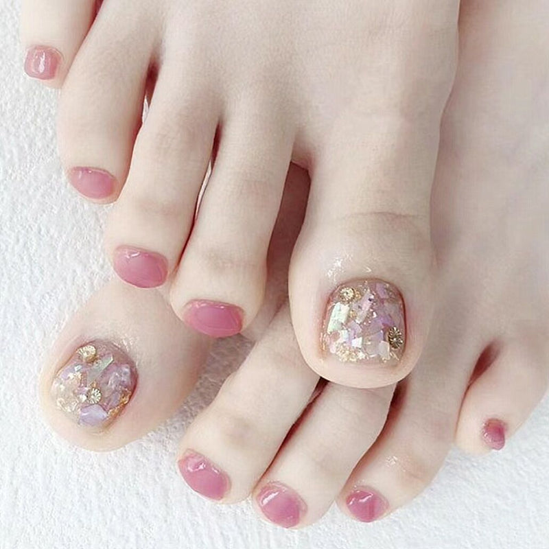 ｛JT2｝Summer whitening toenail patches toenail patches toenail patches foot wear nails handmade nail art nails