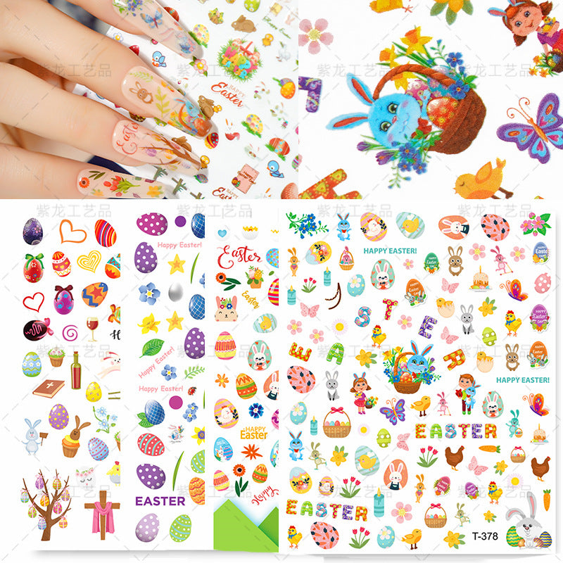 Easter Nail Stickers NSE025