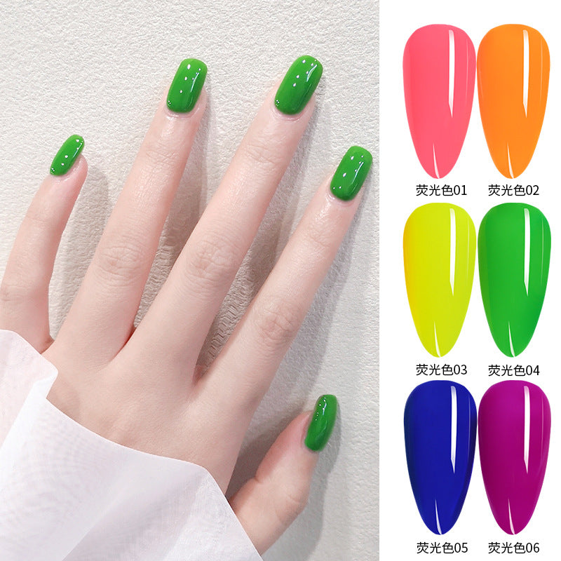 NGPF038 fluorescent color, candy color, jelly color, nail polish set