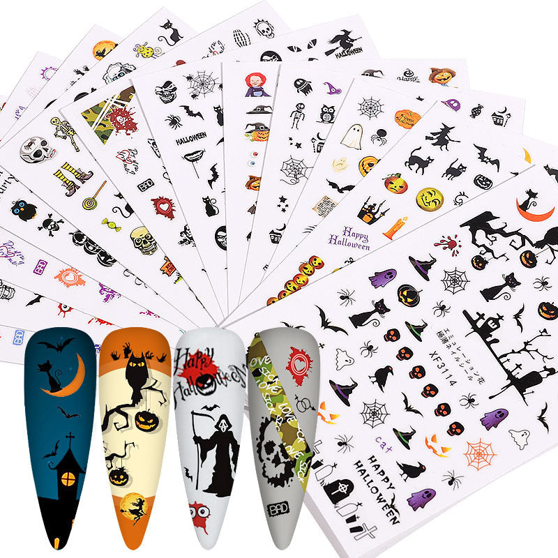 Halloween Nail Stickers YHLS002