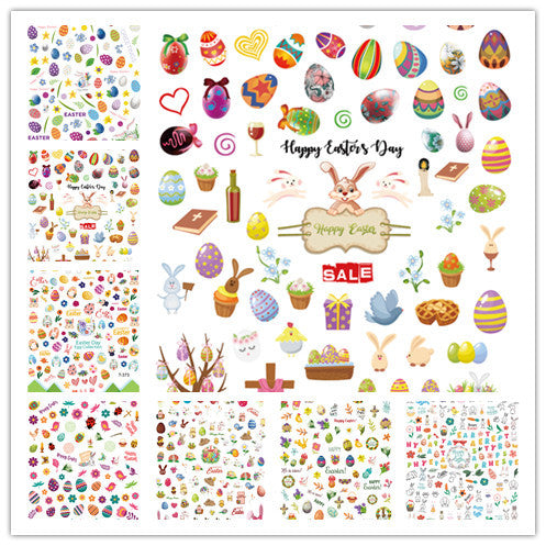 Easter Nail Stickers NSE008