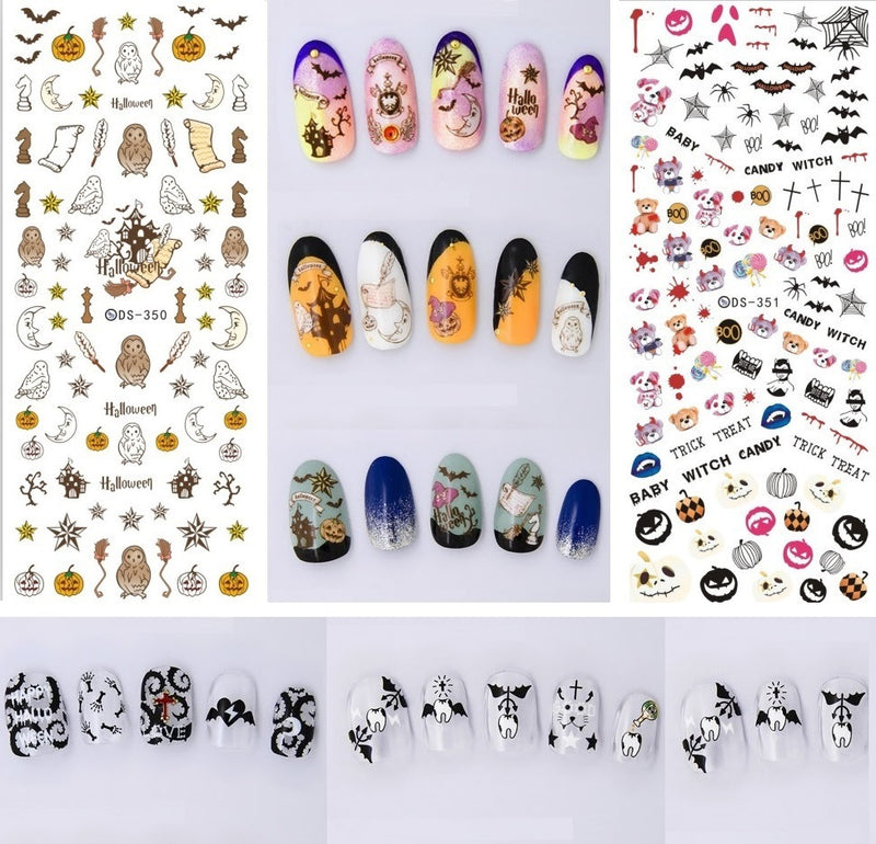 Halloween Nail Stickers YHLS019