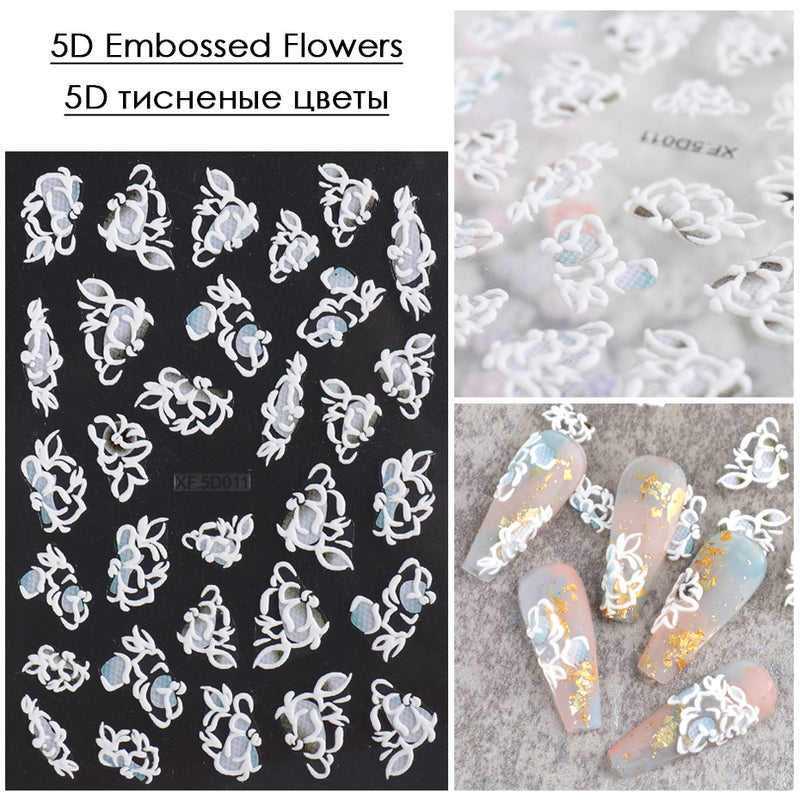 5D Nail Stickers  NSF012