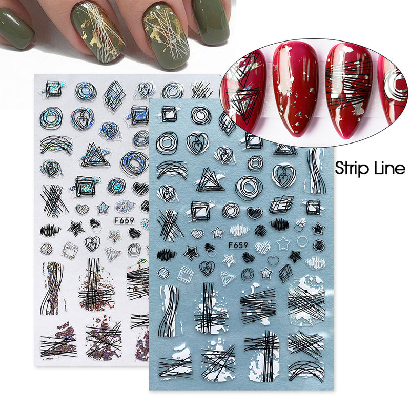 5D Nail Stickers  NSF018