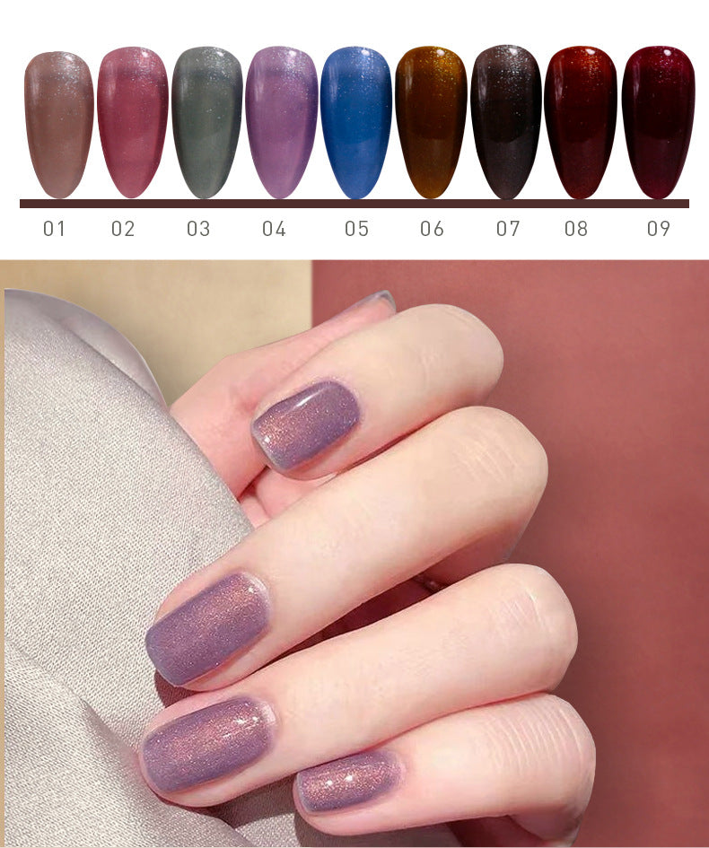 NGPF006 new glitter ice tea color nail polish set