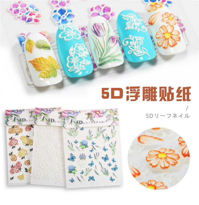 5D Nail Stickers  NSF002