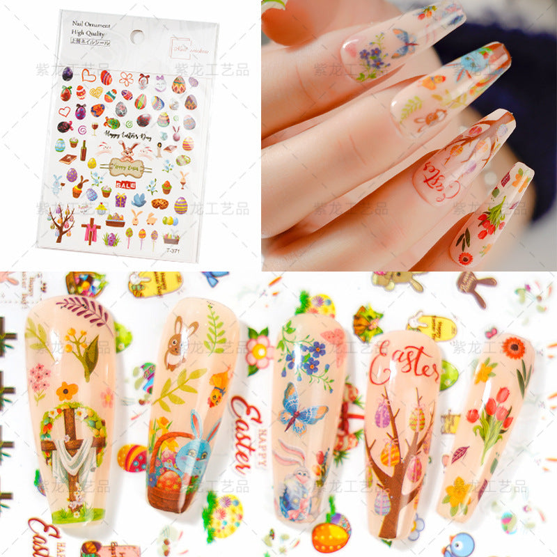 Easter Nail Stickers NSE025