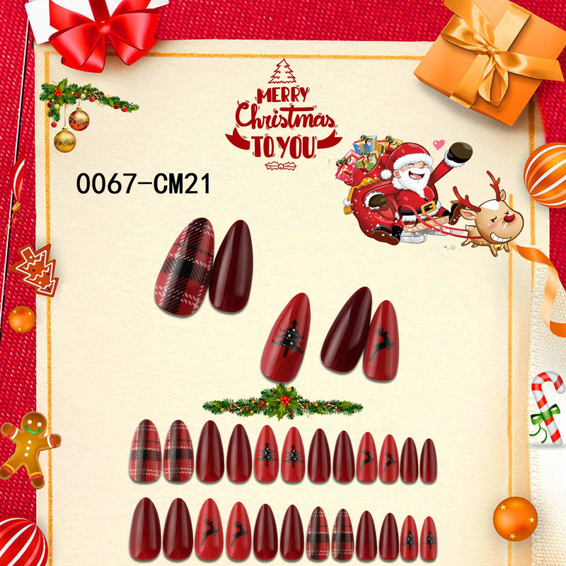 Christmas Press on Nail Tips CSNT005