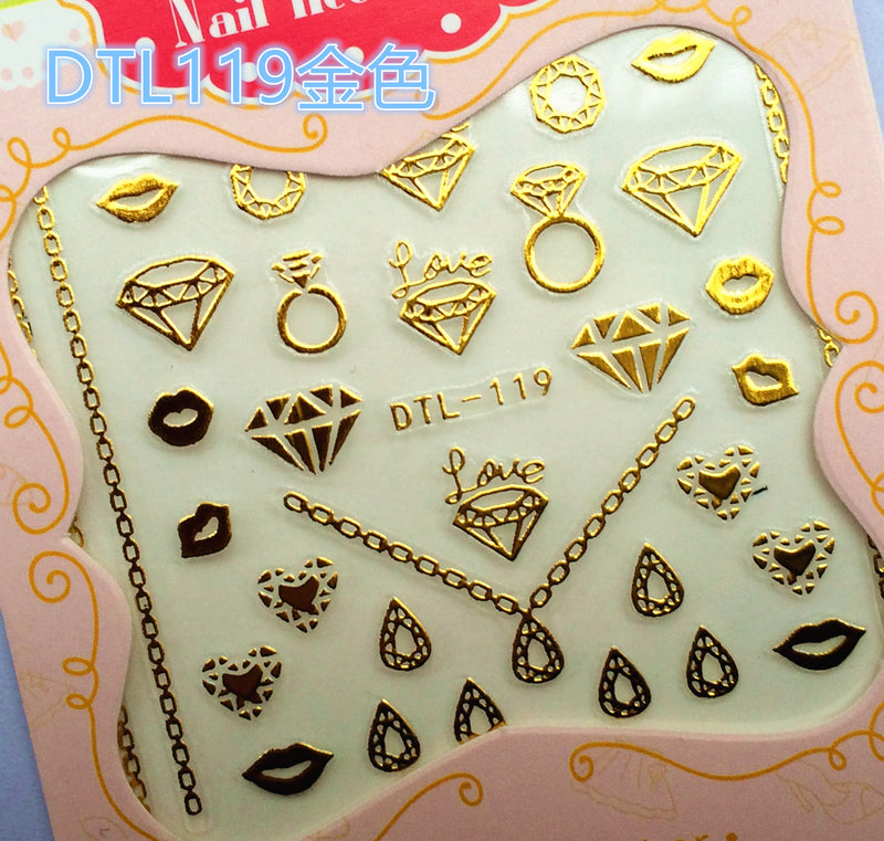 DLS Nail Stickers DLS012