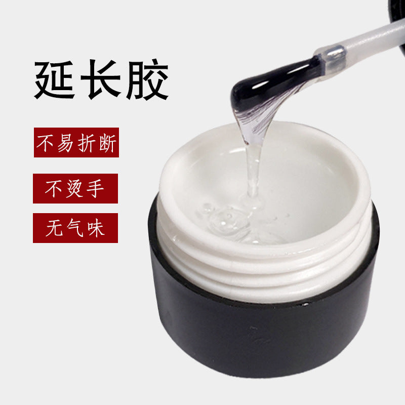 NGPF036 no-wash top coat, velvet frosted, tempered crystal plating sealing layer, reinforcing glue, bottom glue