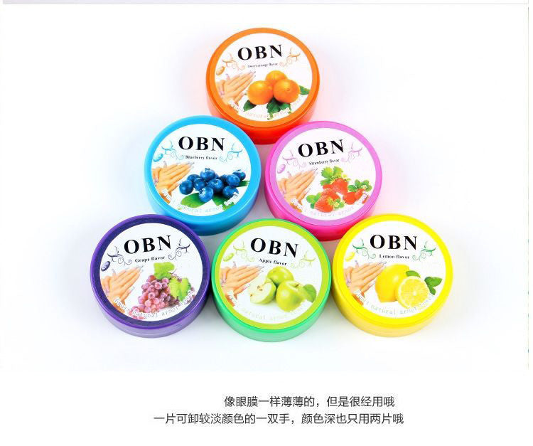 YAC009 disposable nail remover cotton pads boxed fruit flavor