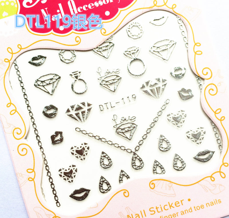 DLS Nail Stickers DLS012