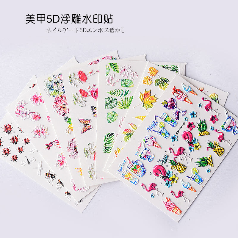 5D Nail Stickers  NSF022