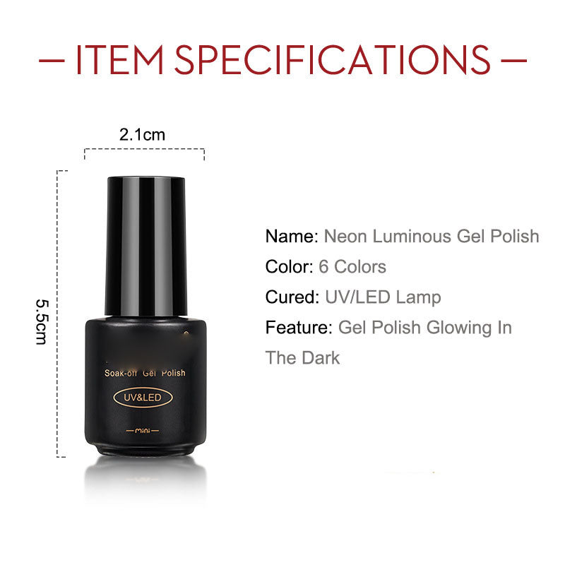 NGRO092 Nail Art Luminous Nail Polish 7ml