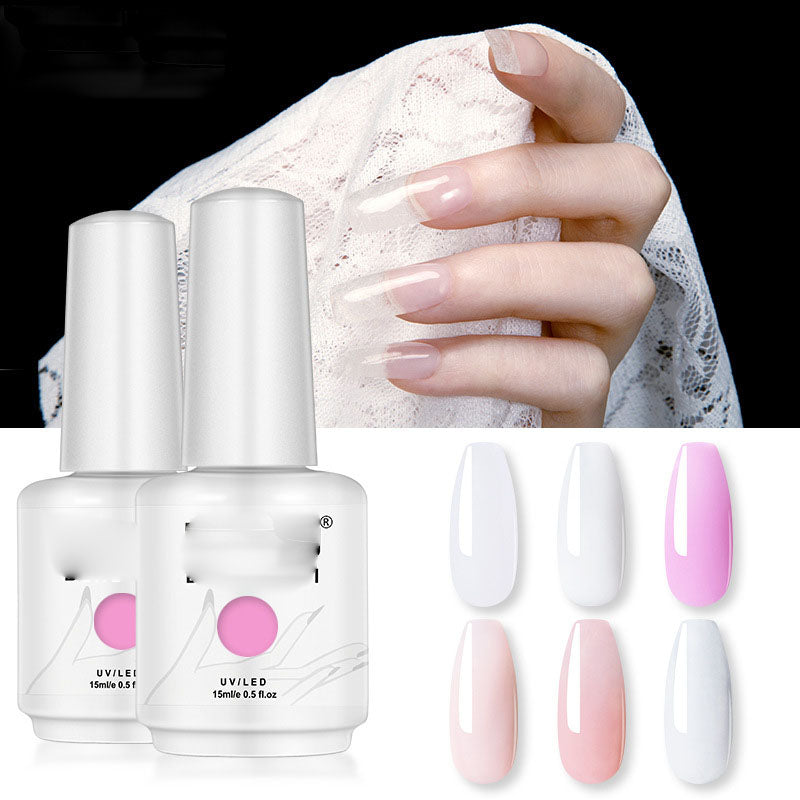 NGRO085 Transparent Nude Crystal Nail Art Extension 15ml