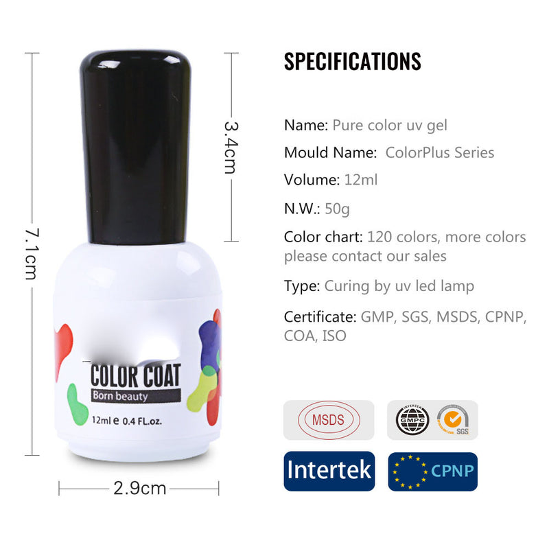 NGMB008 12ml pure color nail polish