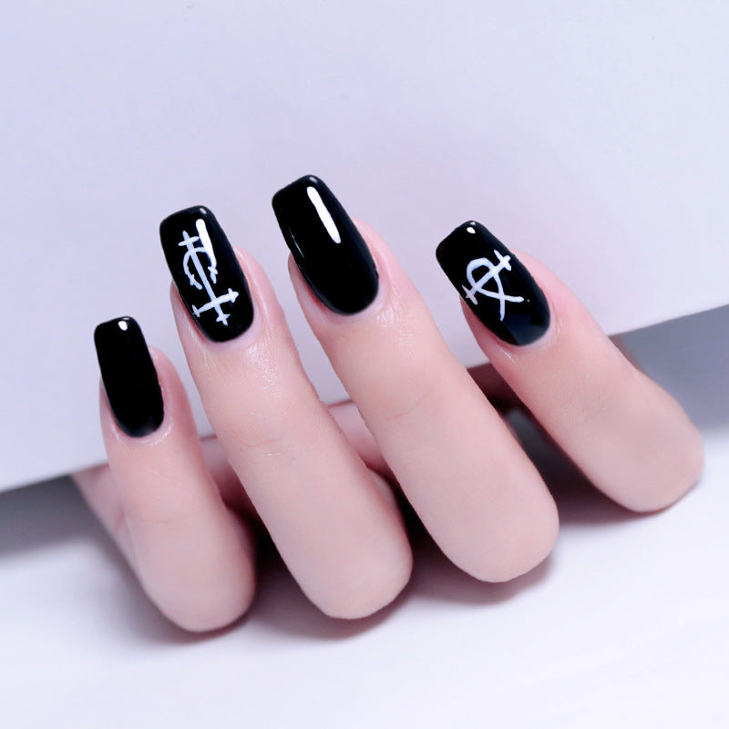 NGPF031 nude color phototherapy paint glue, black and white red nail polish glue