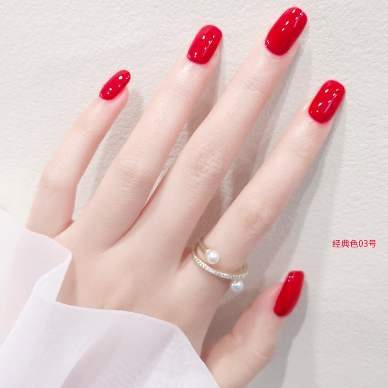 NGPF024 Classic Black, White and Red Nail Gel Set