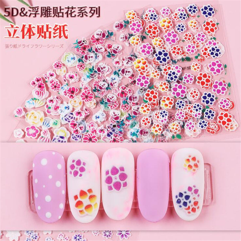 5D Nail Stickers  NSF001