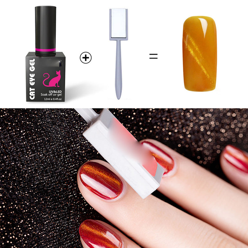 NGMB031 Removable 3D Bright Cat Eye Nail Polish