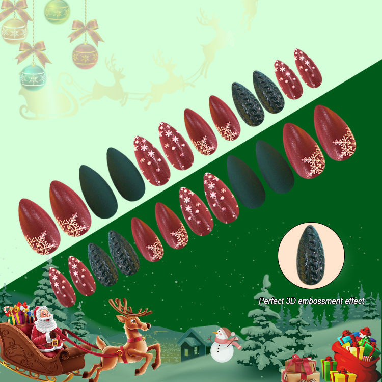 Christmas Press on Nail Tips CSNT003