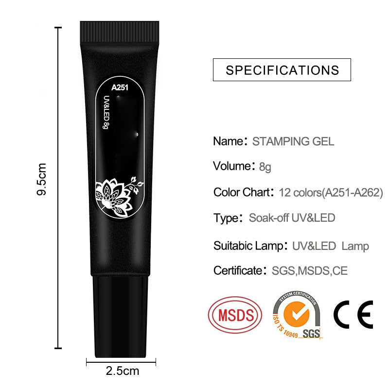 NGRO114 printing rubber hose set 8g