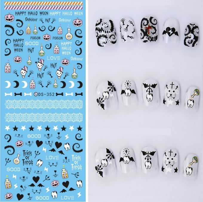 Halloween Nail Stickers YHLS019