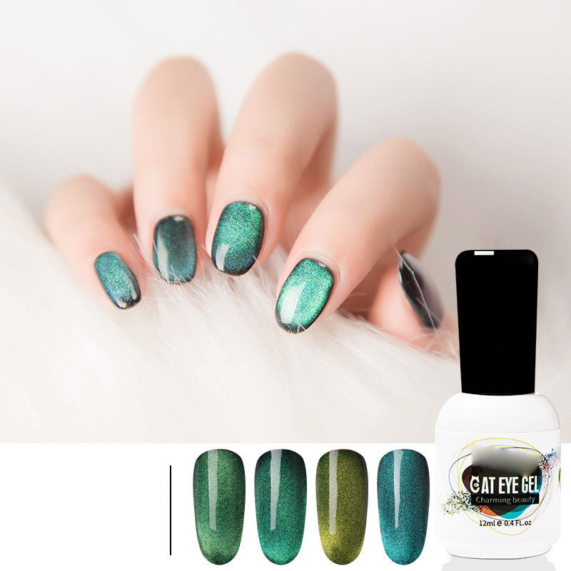 NGMB028 5D Magic Chameleon Cat Eye Nail Polish