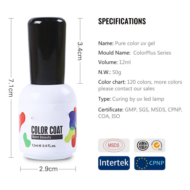 NGMB016 12ml pure color nail polish glue