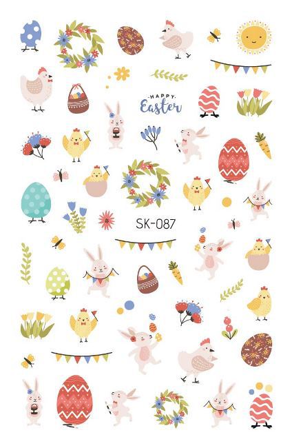 Easter Nail Stickers NSE013