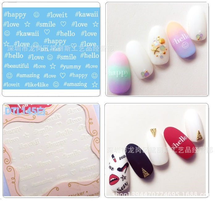 DLS Nail Stickers DLS016