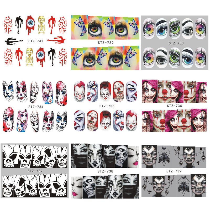 Halloween Nail Stickers YHLS015