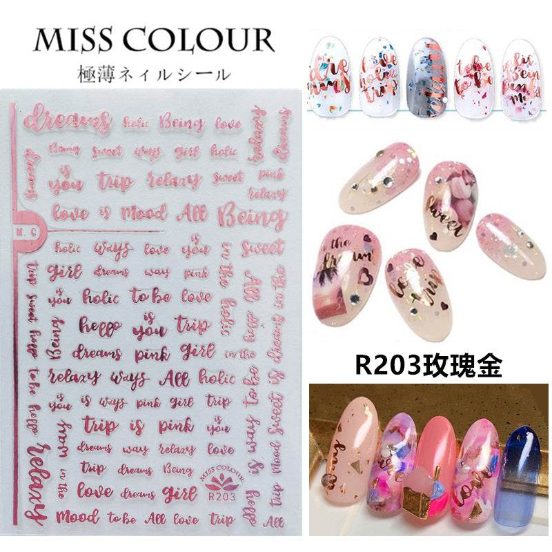 Miss Colour Nail Stickers MSS019